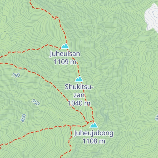 Map of Shukitsu-zan
