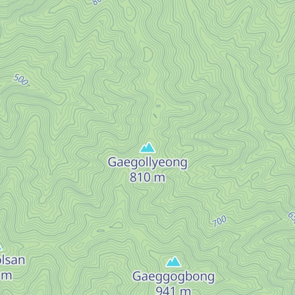 Map of Gaegollyeong