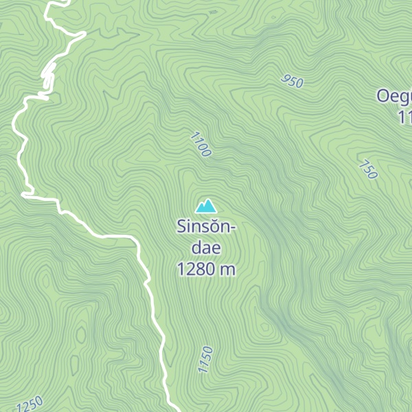Map of Sinsŏn-dae