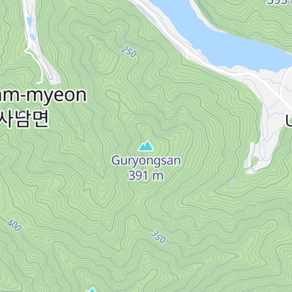 Map of Guryongsan