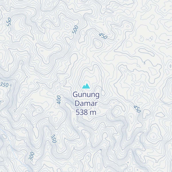 Map of Gunung Damar