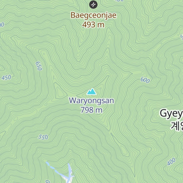 Map of Waryongsan