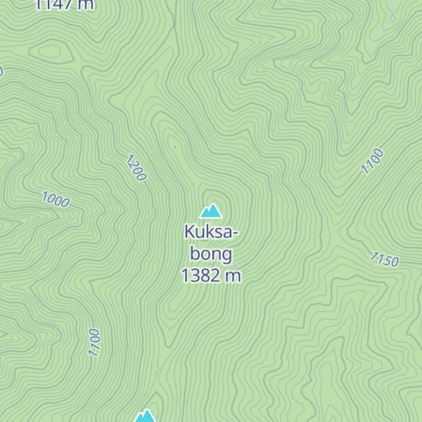 Map of Kuksa-bong