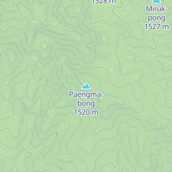 Map of Paengma-bong