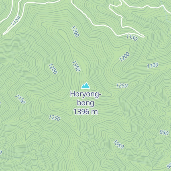 Map of Horyong-bong