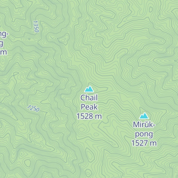 Map of Chail Peak