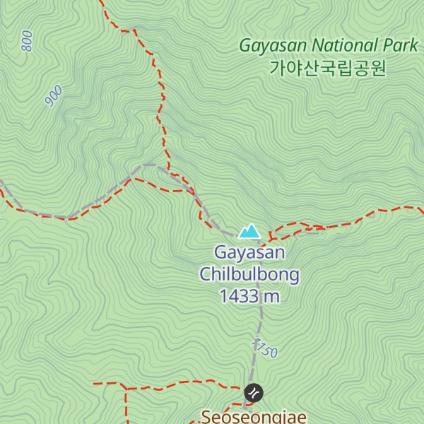 Map of Bongceondae