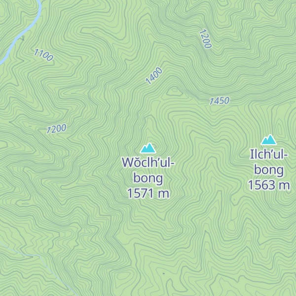 Map of Wŏclh’ul-bong