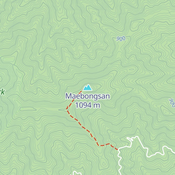 Map of Maebongsan