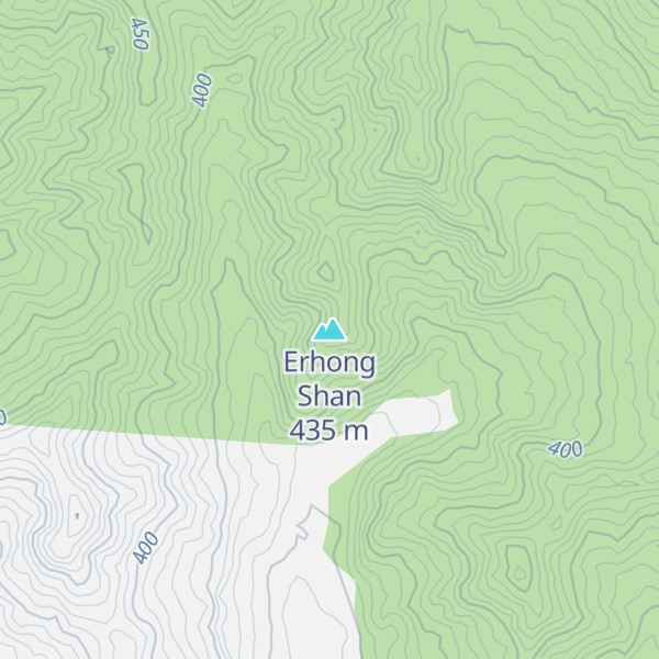 Map of Erhong Shan