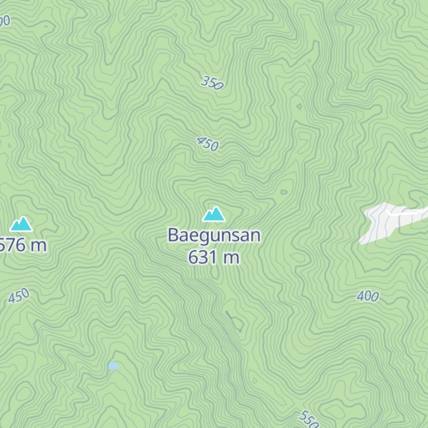 Map of Baegunsan