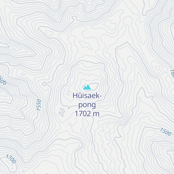 Map of Hŭisaek-pong