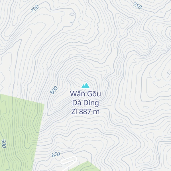 Map of Wān Gōu Dà Dǐng Zǐ