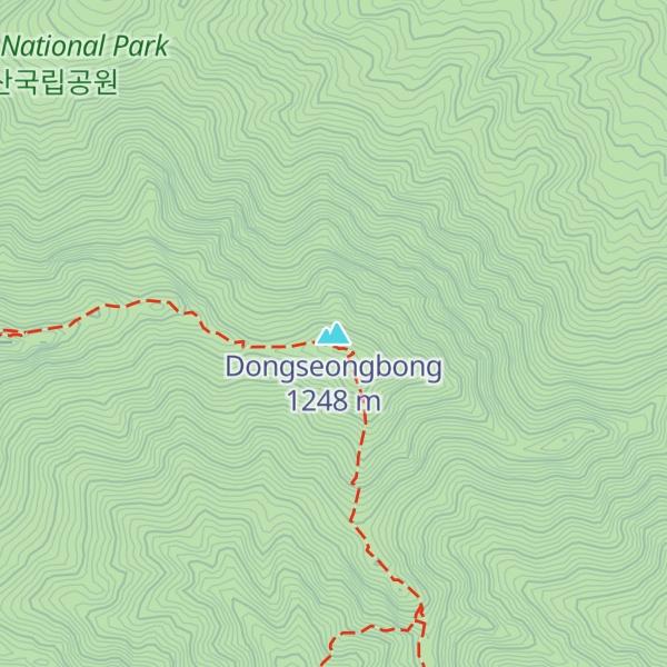 Map of Dongseongbong