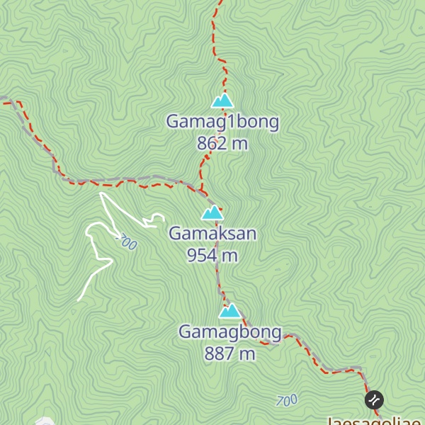 Map of Gamaksan