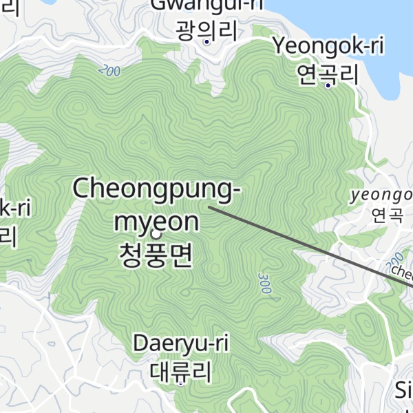 Map of Bibongsan