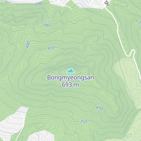 Map of Bongmyeongsan