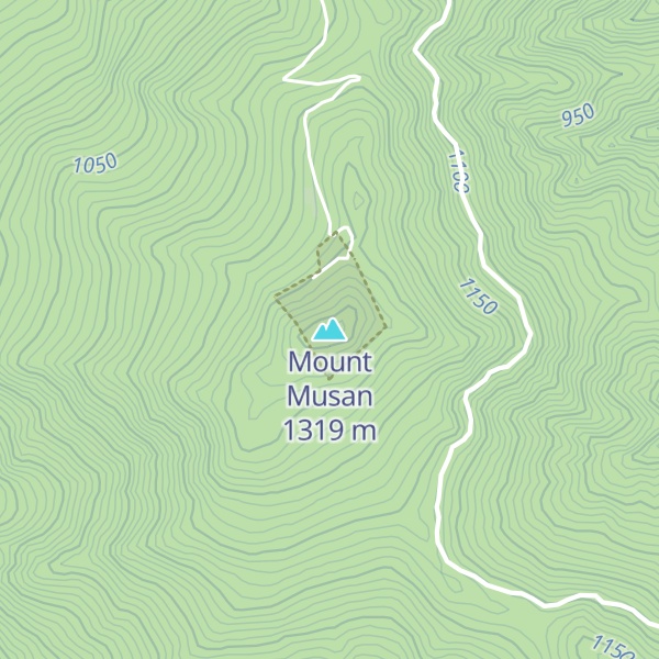 Map of Mount Musan