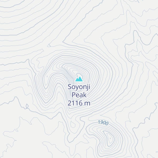 Map of Soyonji Peak