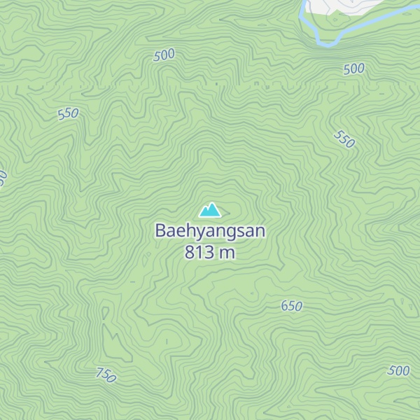 Map of Baehyangsan