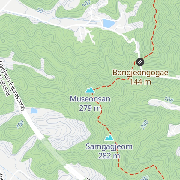 Map of Museonsan