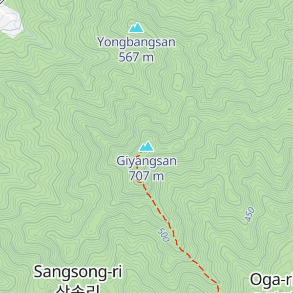 Map of Giyangsan