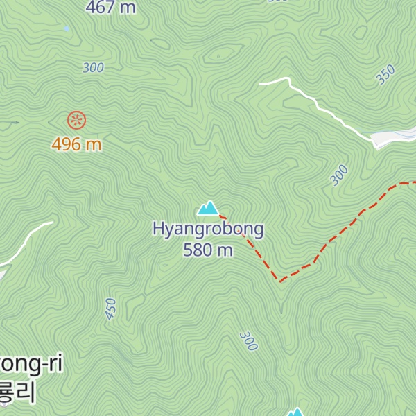 Map of Hyangrobong