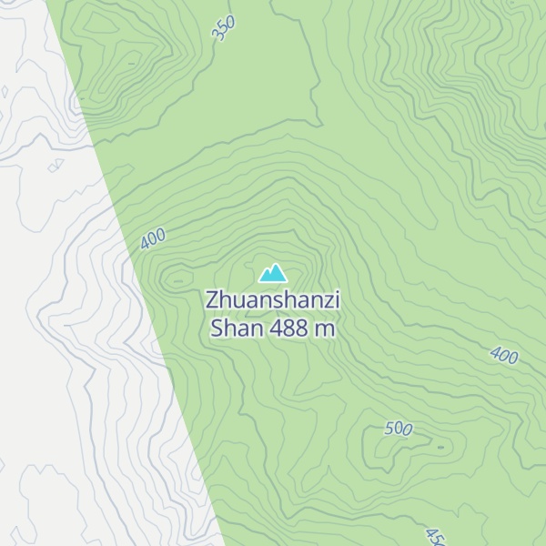 Map of Zhuanshanzi Shan