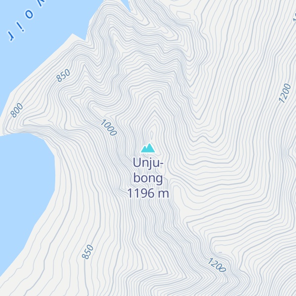 Map of Unju-bong