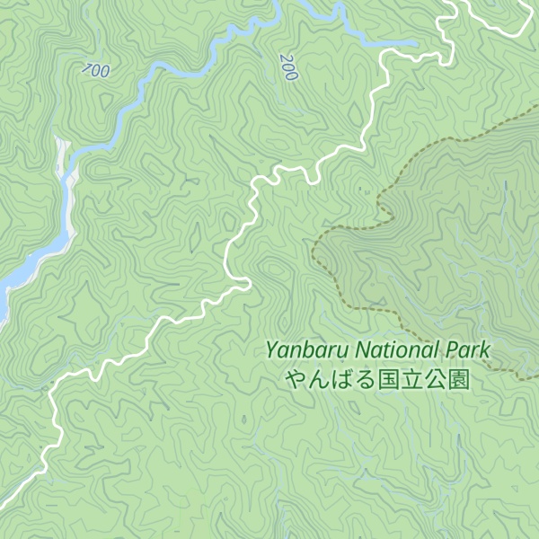 Map of Mt. Tamachiji