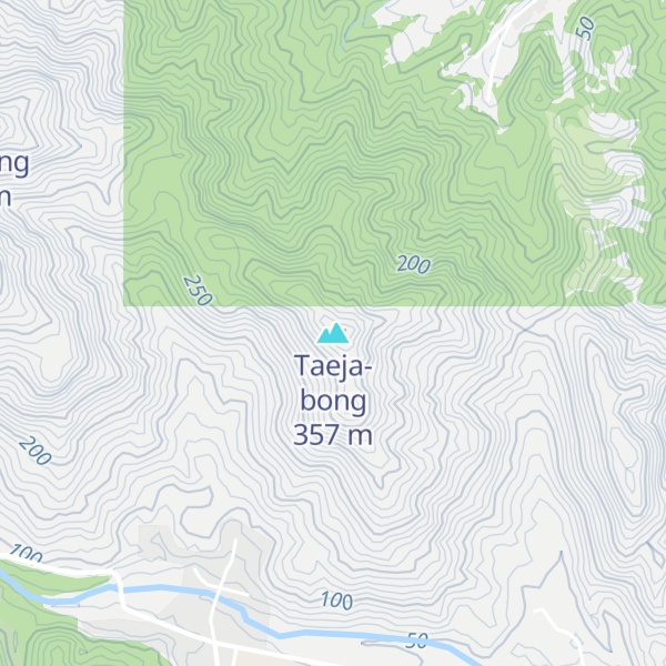 Map of Taeja-bong