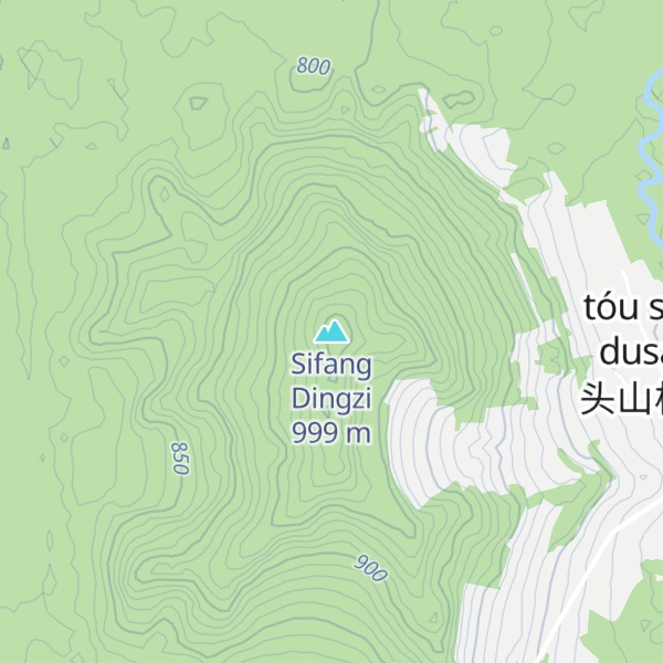 Map of Sifang Dingzi