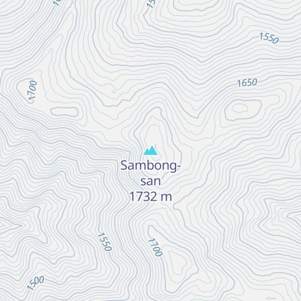 Map of Sambong-san