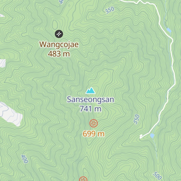 Map of Sanseongsan