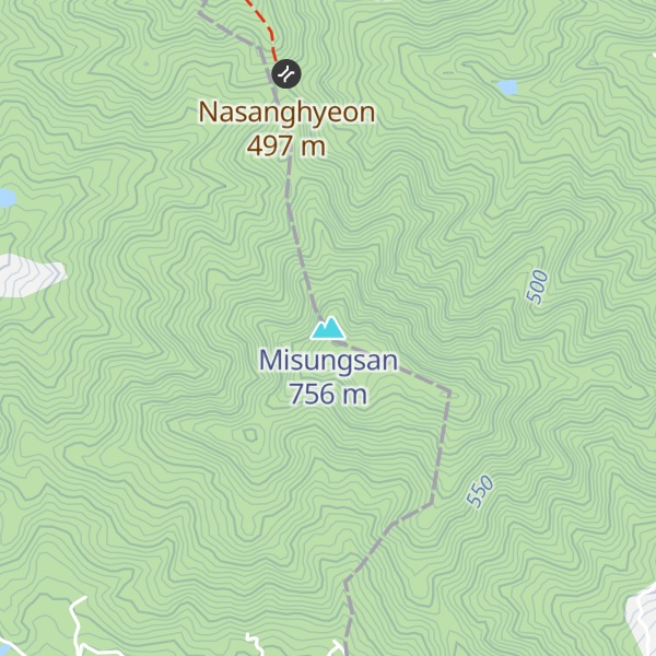 Map of Misungsan