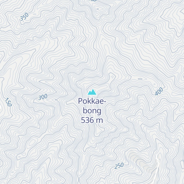 Map of Pokkae-bong
