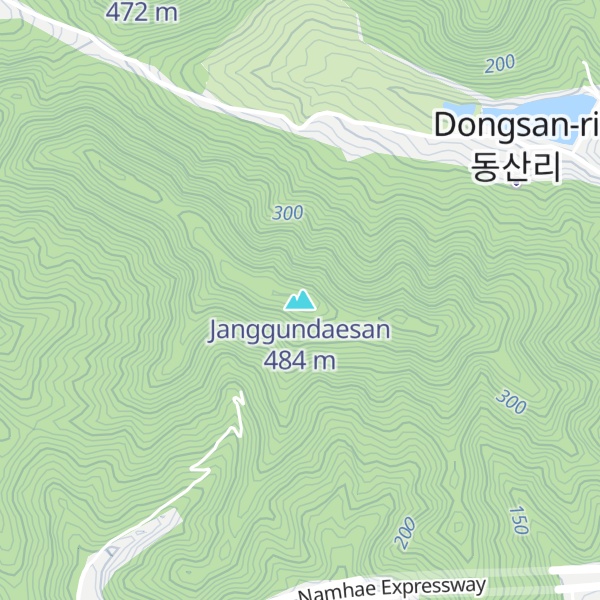 Map of Janggundaesan