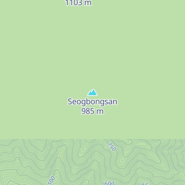 Map of Seogbongsan