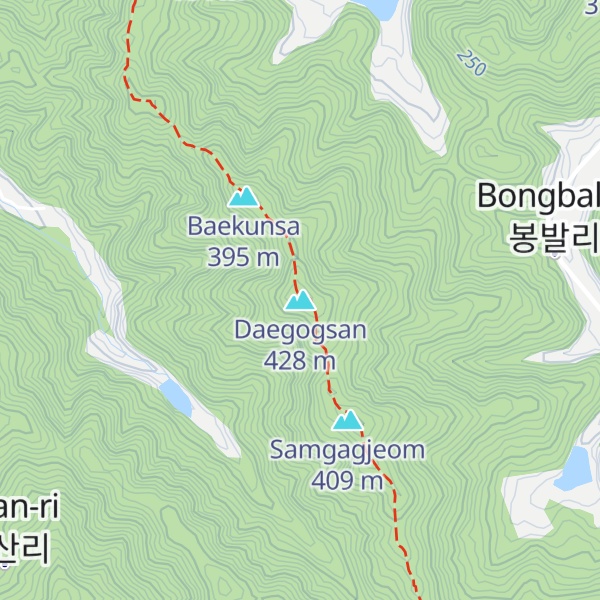 Map of Daegogsan