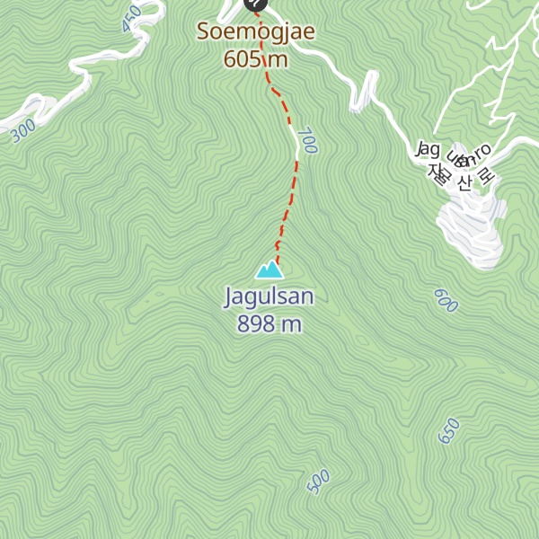 Map of Jagulsan