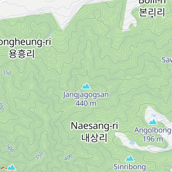Map of Jangjagogsan