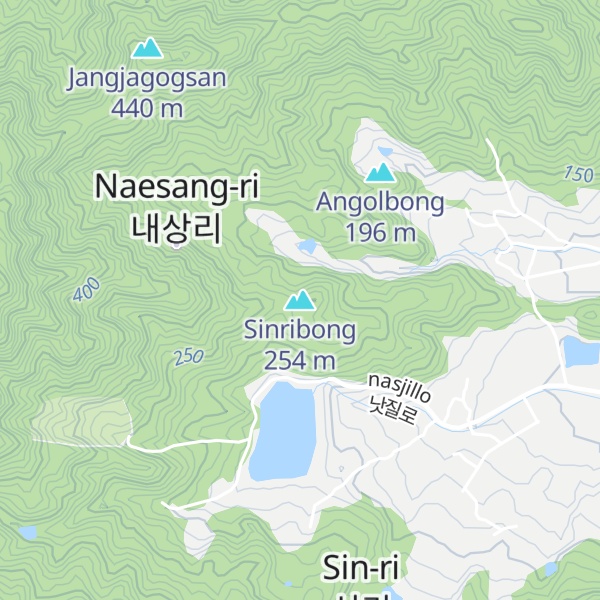 Map of Sinribong