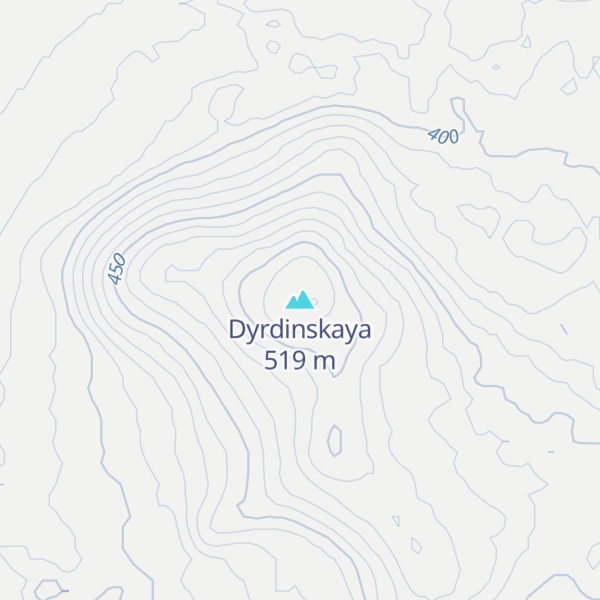 Map of Dyrdinskaya