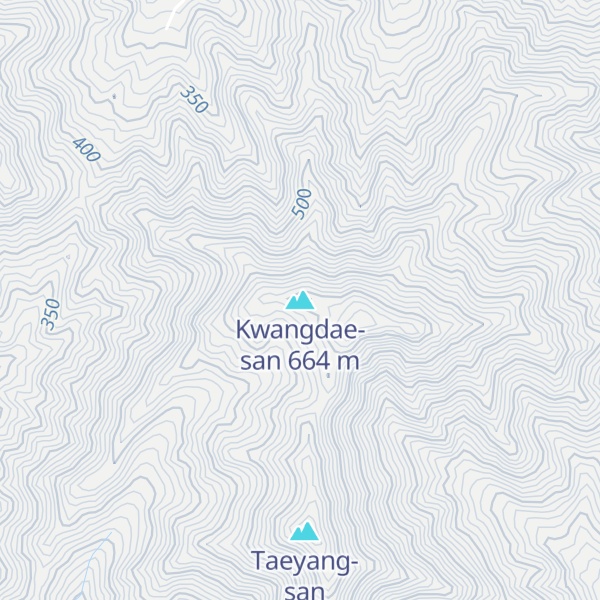 Map of Kwangdae-san