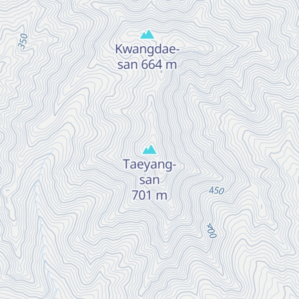 Map of Taeyang-san