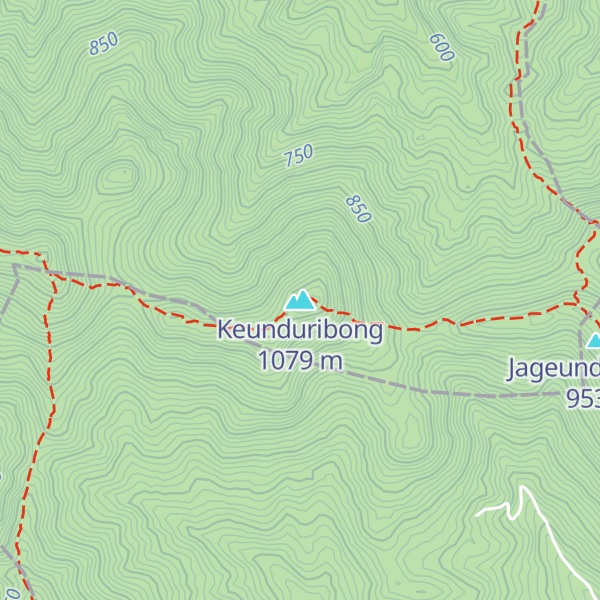 Map of Keunduribong