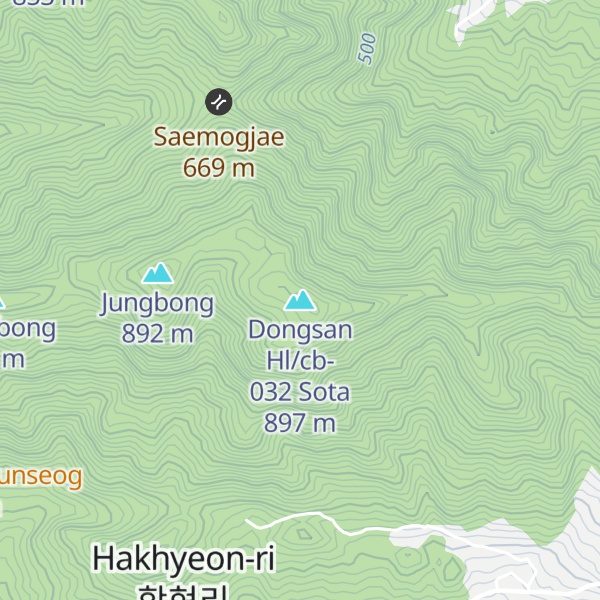 Map of Dongsan Hl/cb-032 Sota