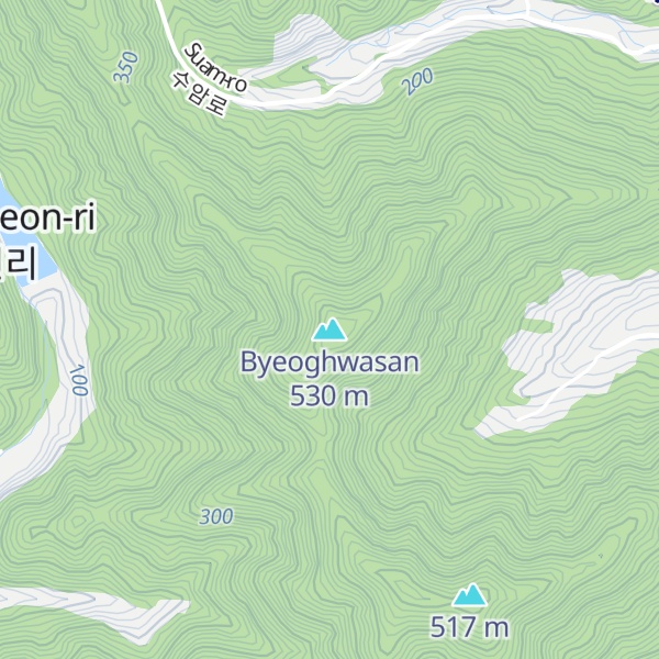 Map of Byeoghwasan