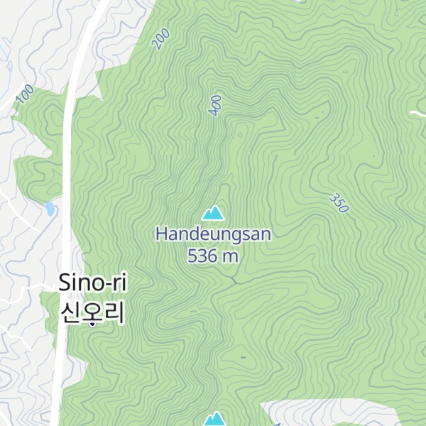 Map of Handeungsan