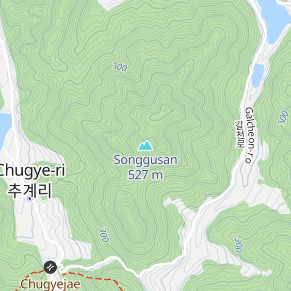 Map of Songgusan